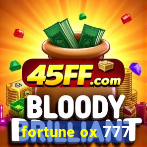 fortune ox 777